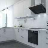 CENTER Ручка-кнопка 32мм хром с кристаллами Сваровски, белый