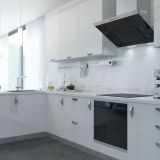 ATRIA Ручка-скоба 96мм хром, белый
