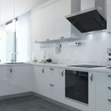 ATRIA Ручка-скоба 96мм хром матовый, белый