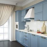 ARTDECO Ручка-кнопка D34мм бронза состаренная, голубой