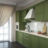 DECORIS Ручка-скоба 96мм бронза состаренная, зеленый