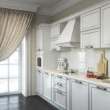 ARTDECO Ручка-кнопка D34мм бронза состаренная, белый патина серебро