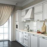 DECORIS Ручка-скоба 96мм бронза состаренная, белый патина серебро