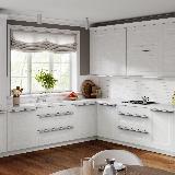 Профиль-ручка 128мм (L=196мм) крепление саморезами алюминий матовый (анод) Профиль-ручка 128мм (L=196мм) крепление саморезами алюминий матовый (анод)