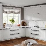 Профиль-ручка L=896мм крепление саморезами графит