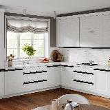 Профиль-ручка врезная для фасада 18мм, черный матовый (краска RAL9005), L-3000мм Профиль-ручка врезная для фасада 18мм, черный матовый (краска RAL9005), L-3000мм