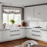 Профиль-ручка 32мм (L=60мм) крепление саморезами белый матовый (краска RAL 9003) Профиль-ручка 32мм (L=60мм) крепление саморезами белый матовый (краска RAL 9003)