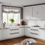 Профиль-ручка L=596мм крепление саморезами золото матовое (краска) Профиль-ручка L=596мм крепление саморезами золото матовое (краска)