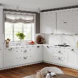 Профиль-ручка 96мм (L=124мм)  крепление саморезами золото матовое