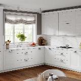 Профиль-ручка 32мм (L=60мм) крепление саморезами белый матовый Профиль-ручка 32мм (L=60мм) крепление саморезами белый матовый