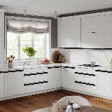 Профиль-ручка крепление саморезами для фасада 18мм, черный матовый (анод), L-3000мм