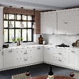 Ручка-скоба 192мм никель матовый