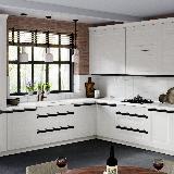 Профиль-ручка крепление саморезами для фасада 16мм, черный матовый (анод), L-3000мм