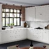 Ручка-кнопка белый матовый Ручка-кнопка белый матовый