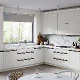 Профиль-ручка врезная для фасада 16/18мм, черный матовый (краска RAL9005), L-3000мм Профиль-ручка врезная для фасада 16/18мм, черный матовый (краска RAL9005), L-3000мм