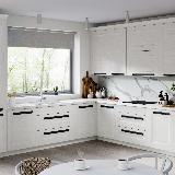 Профиль-ручка крепление саморезами черный матовый (анод), L-3000мм