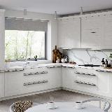 Профиль-ручка крепление саморезами золото брашированное (анод), L-3000мм Профиль-ручка крепление саморезами золото брашированное (анод), L-3000мм