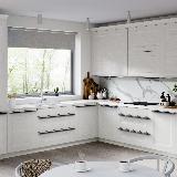 Профиль-ручка 900мм крепление саморезами графит (краска) Профиль-ручка 900мм крепление саморезами графит (краска)