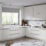 Профиль-ручка врезная для фасада от 16мм, алюминий матовый (анод), L-3000мм Профиль-ручка врезная для фасада от 16мм, алюминий матовый (анод), L-3000мм