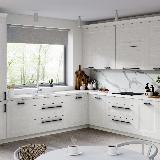 Ручка-рейлинг 352мм (L=1428мм) черный матовый