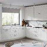 Ручка-скоба 160мм белый матовый