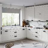 Профиль-ручка 1152мм (L=1400мм) черный матовый (краска RAL9005)