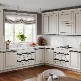 Профиль-ручка крепление саморезами для фасада 18мм, графит (краска), L-3000мм