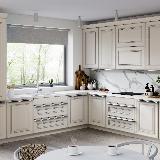 Профиль-ручка 600мм крепление саморезами нерж. сталь (анод)