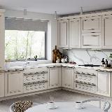 Профиль-ручка 192мм (L=220мм) крепление саморезами золото матовое (краска)