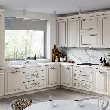 Ручка-скоба 320мм белый матовый