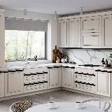 Профиль-ручка врезная для фасада 18мм, черный матовый (анод), L-3000мм