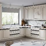 Профиль-ручка крепление саморезами для фасада 16мм, черный матовый (анод), L-3000мм