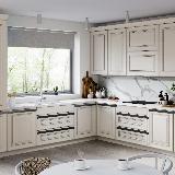 Профиль-ручка крепление саморезами для фасада 16мм, графит (краска), L-3000мм