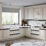 Профиль-ручка крепление саморезами для фасада 16мм, черный матовый (анод), L-3000мм