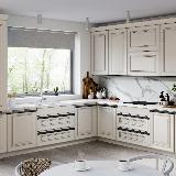 Профиль-ручка крепление саморезами для фасада 16мм, графит (краска), L-3000мм