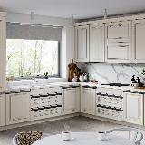 Профиль-ручка крепление саморезами для фасада 18мм, графит (краска), L-3000мм