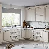 Профиль-ручка крепление саморезами для фасада 18мм, алюминий матовый (анод), L-3000мм