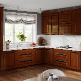 Профиль-ручка крепление саморезами черный матовый (анод), L-3000мм