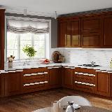 Профиль-ручка врезная для фасада 18мм, белый матовый (краска RAL9016), L-3000мм