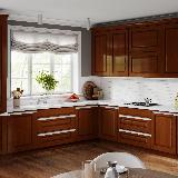 Профиль-ручка врезная для фасада 16/18мм, белый матовый (краска RAL9016), L-3000мм