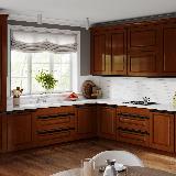 Профиль-ручка врезная для фасада 18мм, черный матовый (анод), L-3000мм