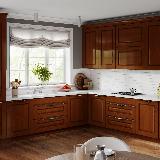 Профиль-ручка 596мм крепление саморезами алюминий матовый