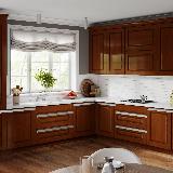 Профиль-ручка крепление саморезами для фасада 18мм, алюминий матовый (анод), L-3000мм