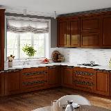 Профиль-ручка крепление саморезами для фасада 16мм, графит (краска), L-3000мм