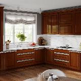 Профиль-ручка крепление саморезами для фасада 16мм, алюминий матовый (анод), L-3000мм