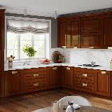 Ручка-раковина 128/160мм золото матовое