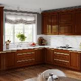 Профиль-ручка крепление саморезами для фасада 18мм,  золото матовое (анод), L-3000мм