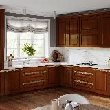 Профиль-ручка крепление саморезами для фасада 16мм,  золото матовое (анод), L-3000мм