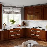 Профиль-ручка врезная для фасада 18мм, алюминий матовый (анод), L-3000мм