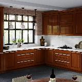 Профиль-ручка крепление саморезами белый матовый (краска RAL9016), L-3000мм